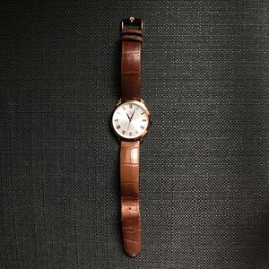Bulova Vintage inspired Men’s Watch Real Leather
